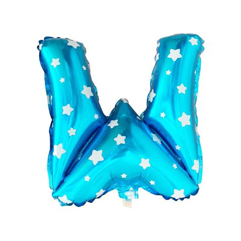 Blue 16 Inch Letter Foil Balloons Number Balloon Letter Balloons Foil