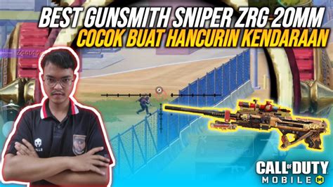 BEST GUNSMITH SNIPER ZRG 20mm COCOK BUAT HANCURIN KENDARAAN DAN MUSUH