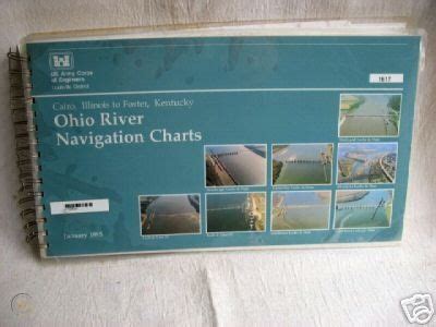 Ohio River Navigation Charts Maps Illinois to Kentucky | #32930724