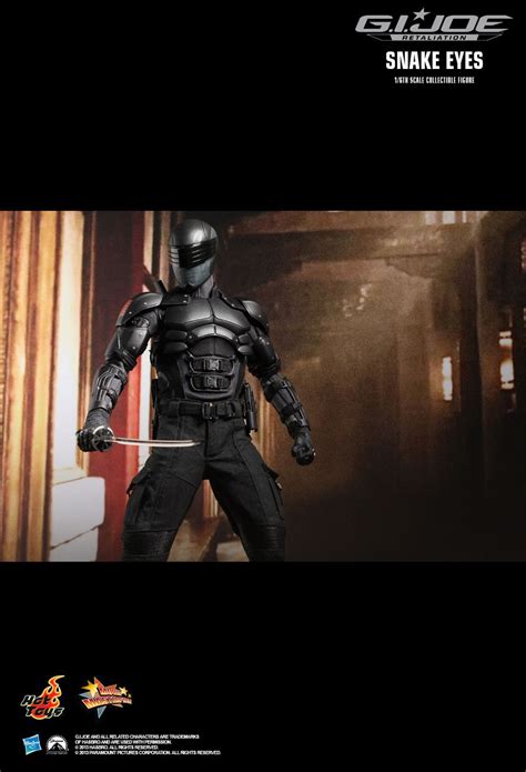 Hot Toys G I Joe Retaliation Snake Eyes Figure Revealed Mint Condition Customs