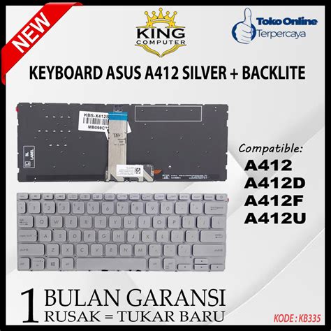 Jual KEYBOARD ASUS VIVOBOOK 14 A412 A412D A412F A412U SILVER