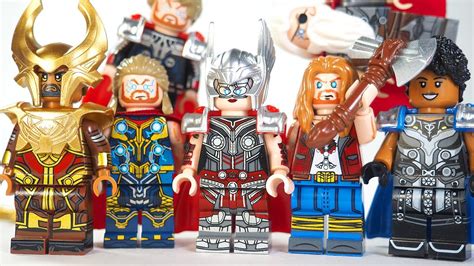 LEGO Thor Love And Thunder Unofficial Lego Minifigures YouTube