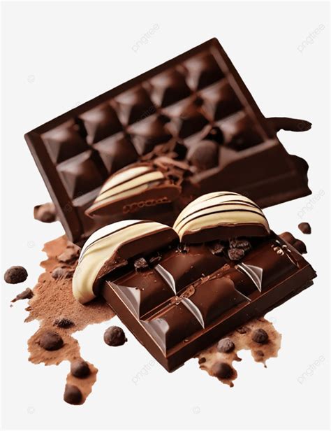 Chocolate White Background 3d Clipart Chocolate Png Transparent