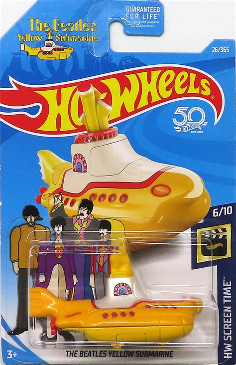 The Beatles Yellow Submarine Hot Wheels Hw Screen Time Fjw