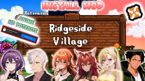 RidgeSide Village Anime HD Potraits Stardew Valley Update YouTube