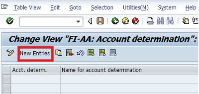 Specify Account Determination In Sap Asset Accountng Sap Tutorial