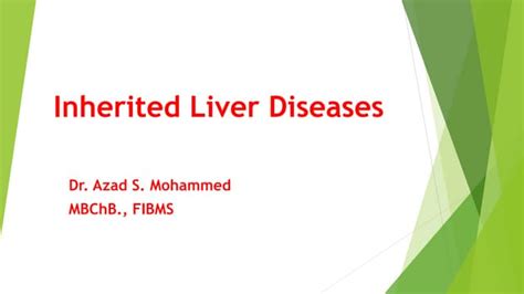 Inherited Liver Diseasespptx