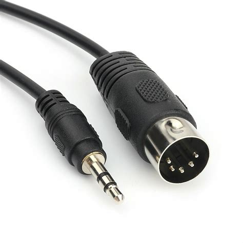 10FT Din 5 Pin Din MIDI Male To 3 5mm Male Plug Stereo Jack Audio Cable