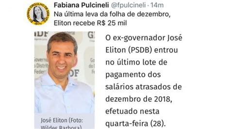 Caiado paga R 25 mil a ex governador Zé Eliton que fez aniversário