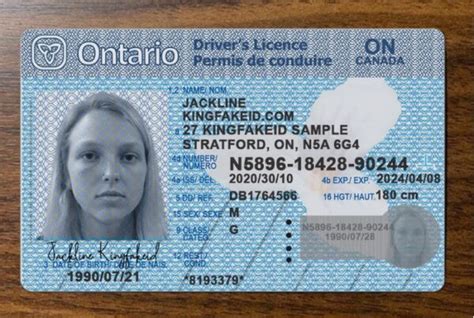 Ontario Fake Driver S License