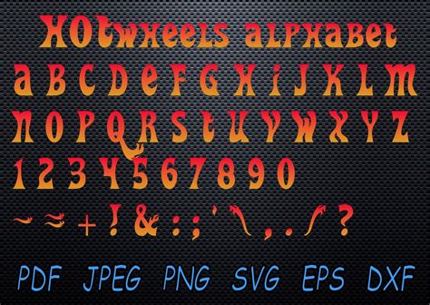 Hot Wheels Font