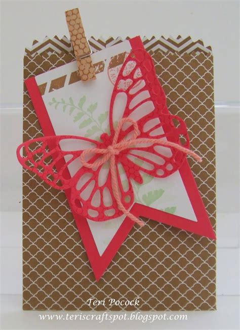 Stampin Up Mini Treat Bag Gift Card Holder Teri Pocock