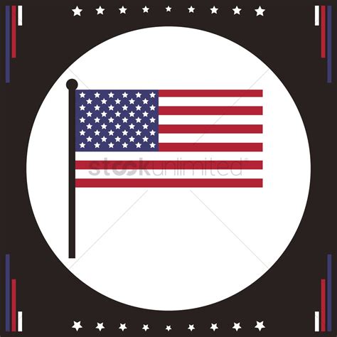 Usa Flag Icon Vector at GetDrawings | Free download