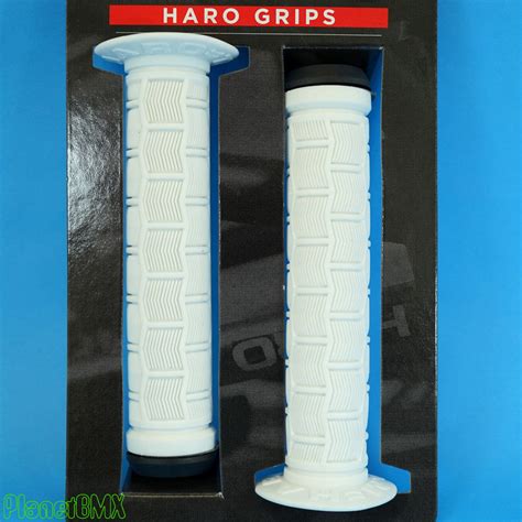 Haro Team Flange Grip Black Or White Planet Bmx