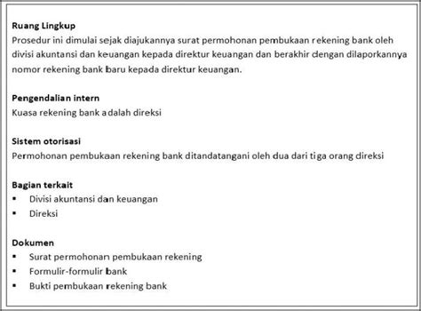 Contoh Format Surat Permohonan Pembukaan Rekening Bank Bri Untuk