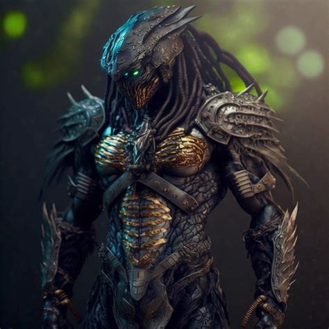 AI Generated Predator With Biotech Armor Predator Comics Predator