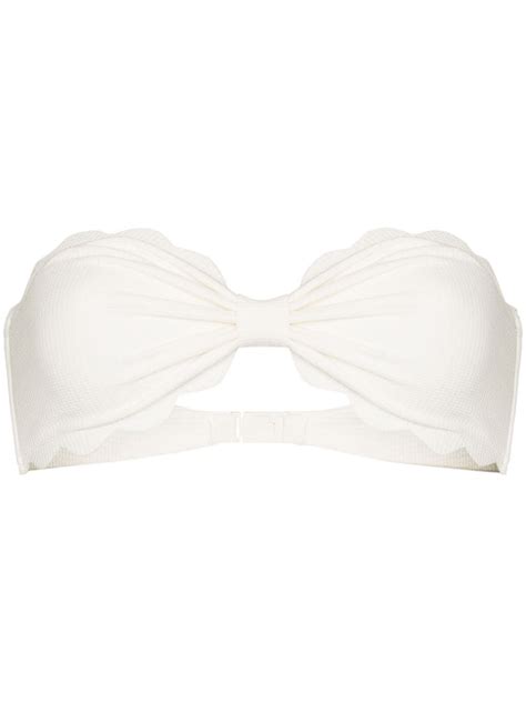 Marysia Antibes Bikini Top White Editorialist