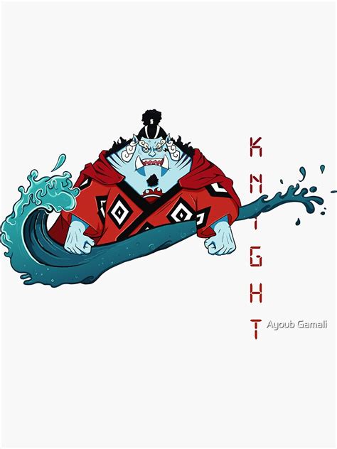 Jinbe Knight Of The Sea Of One Piece Fishman Jimbei Sticker For