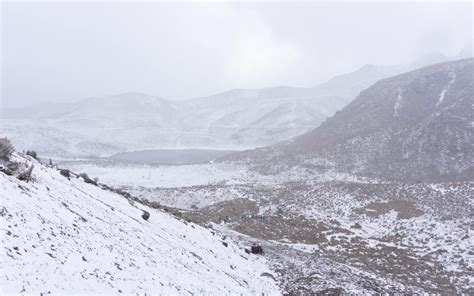 Caen Primeras Nevadas En El Nevado De Toluca Y El Ajusco Galer A