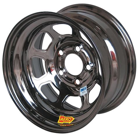 Aero Race Wheels 52 985030blk Aero 52 Series Aerobrite Black Chrome