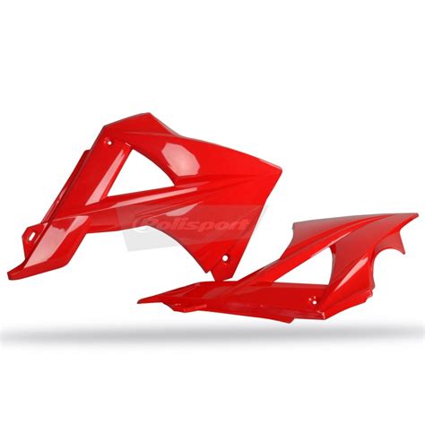 Radiator Scoops Red For Gas Gas Models Red