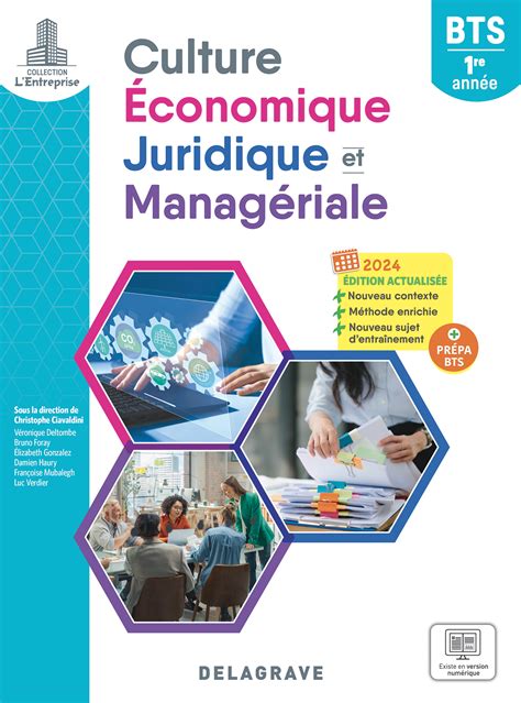 L entreprise Culture économique juridique et managériale CEJM 1re