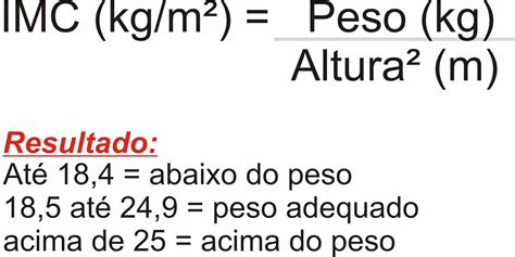 Imc Indice De Massa Corporal Como Se Calcula O Imc