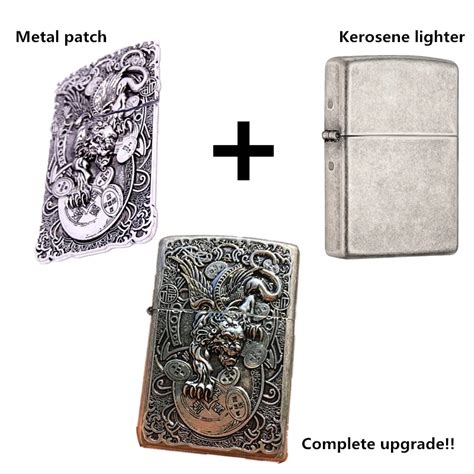 1 шт. креативный металлический значок DIY Замена для керосиновая ...