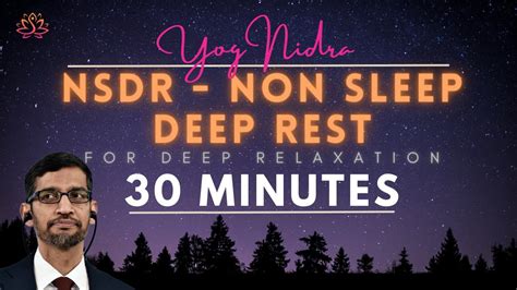 Yog Nidra Nsdr Non Sleep Deep Rest Minutes Nsdr Minutes Nsdr