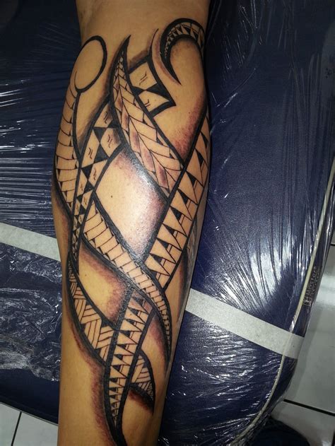 Tribal Cancer Ribbon Tattoo