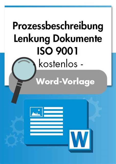 Prozessbeschreibung Vorlage Dokumentierte Information ISO 9001 VOREST AG