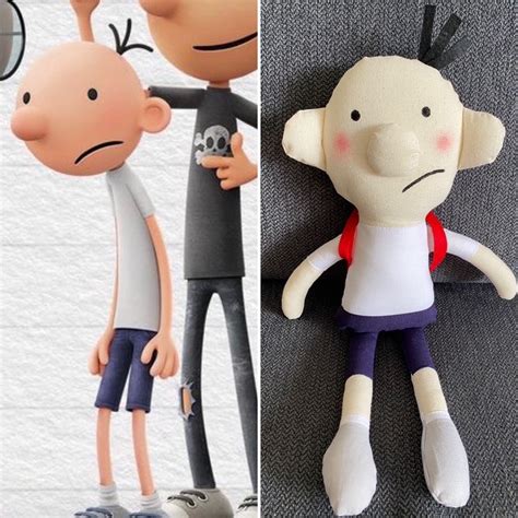 Diary Of A Wimpy Kid Greg Heffley Plush Doll Soft Fabric Etsy Uk