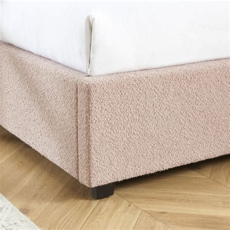 Lit Coffre En Tissu Bouclette X Cm Merle Drawer