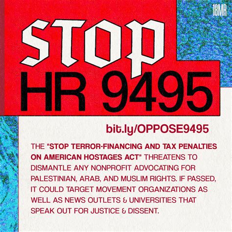 STOP HR 9495 – 18MR