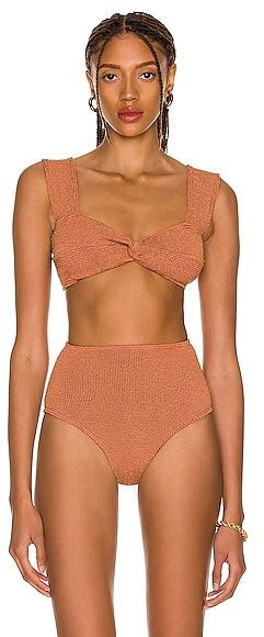 Bondeye Bond Eye Sonny Crop Bikini Top In Tan Shopstyle Swimwear