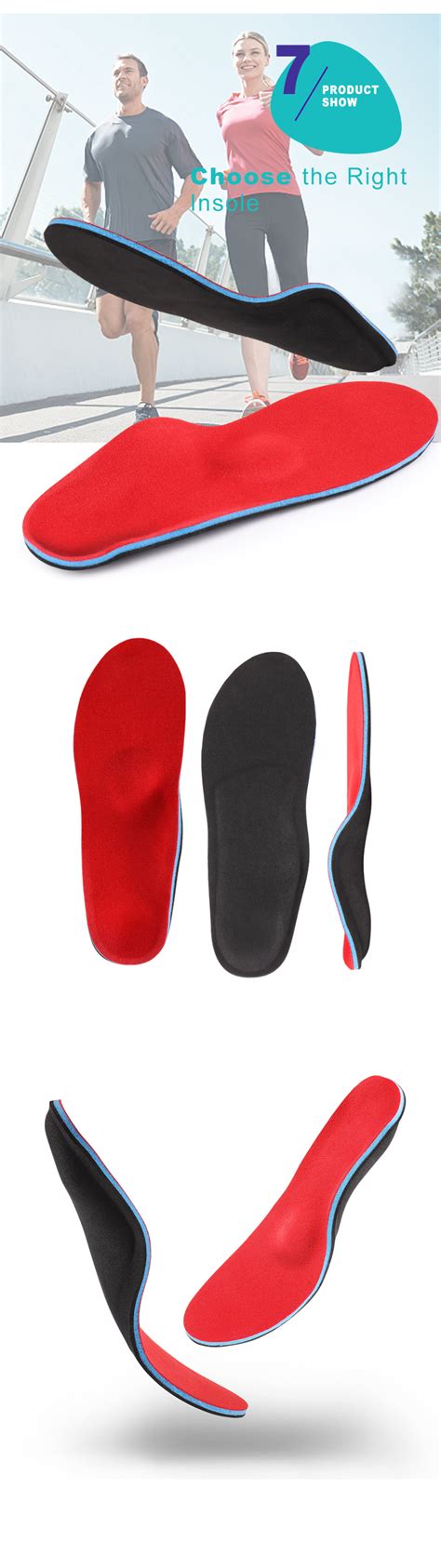 Jianhui Flat Feet Orthotic Insoles Arch Support Orthopedic Inserts