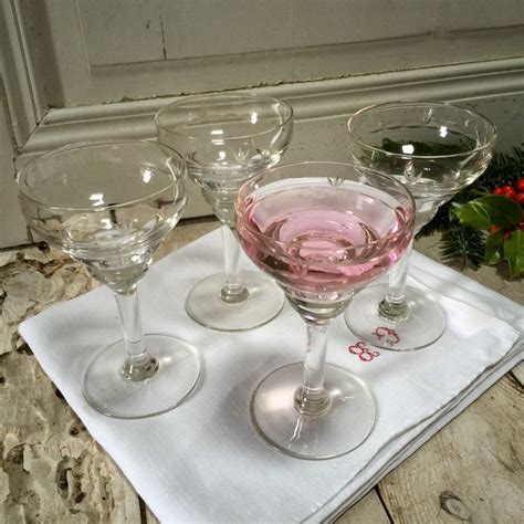 Exquisite Set Of 2 French Antique Handblown Aperitif Etsy French Antiques Aperitif Hand