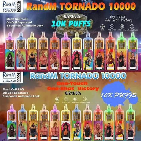 Bulk Order Randm Tornado Puffs Disposable Vape Pen E Cigarette