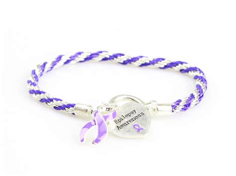 Epilepsy Heart Charm Bracelet – The Awareness Store