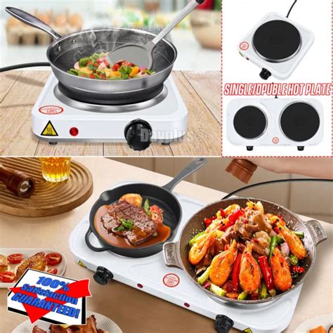 ELECTRIC HOB DOUBLE Ring Table Top Hot Plate 5 Powerful Level Portable