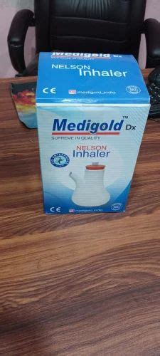 Breath Activated Pressurized Metered Dose Porcelain Nelson Inhaler For