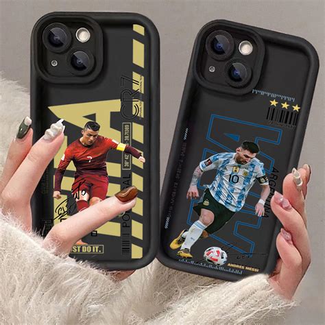 Capa Flexível De Silicone Fosca Estampa De Futebol Para Samsung Galaxy