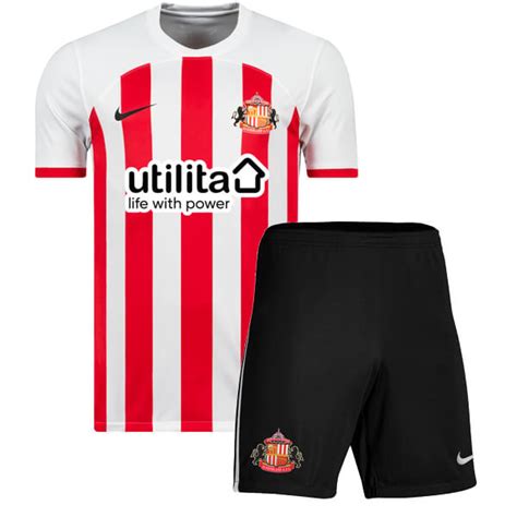 Sunderland Home Kids Football Kit 23/24 | SoccerDragon