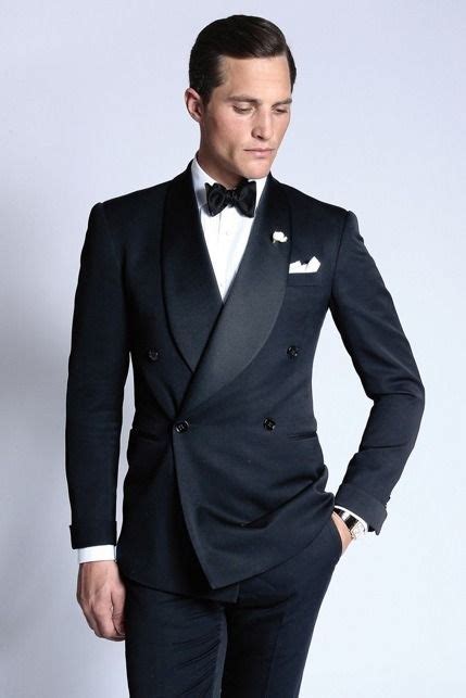 Double Breasted Shawl Collar Dinner Jacket By Ralph Lauren Groom Tuxedo