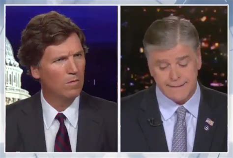 Video Sean Hannity Criticizes Tucker Carlson On Air Later Apologizes