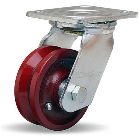 S Ww V Hamilton Whirlaway Swivel Caster Inch V Grooved Wheel