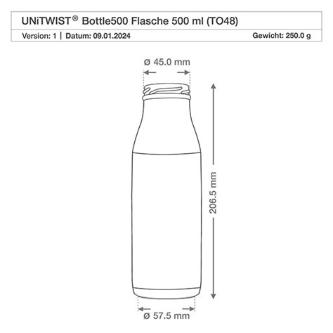 Ml Glasflasche Mit Basicseal Deckel Weiss Ut