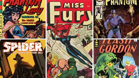 Top 15 Greatest Pulp Comic Heroes Comical Opinions