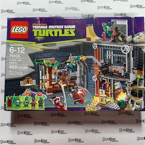 Lego teenage mutant ninja turtles turtle lair attack