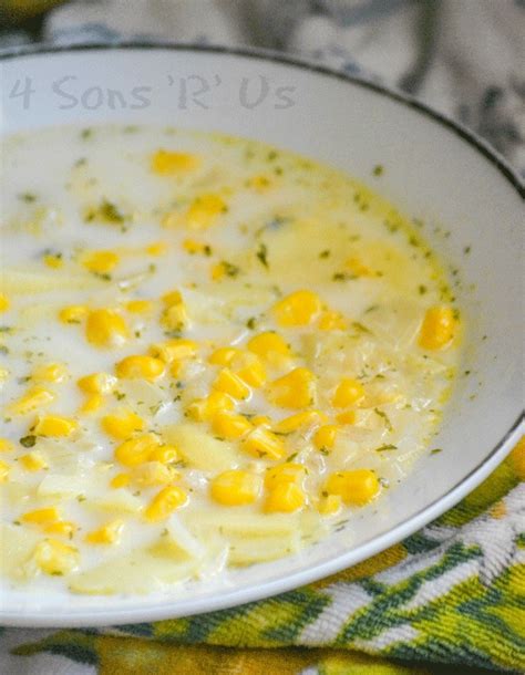 Corn Off The Cob Soup - 4 Sons 'R' Us